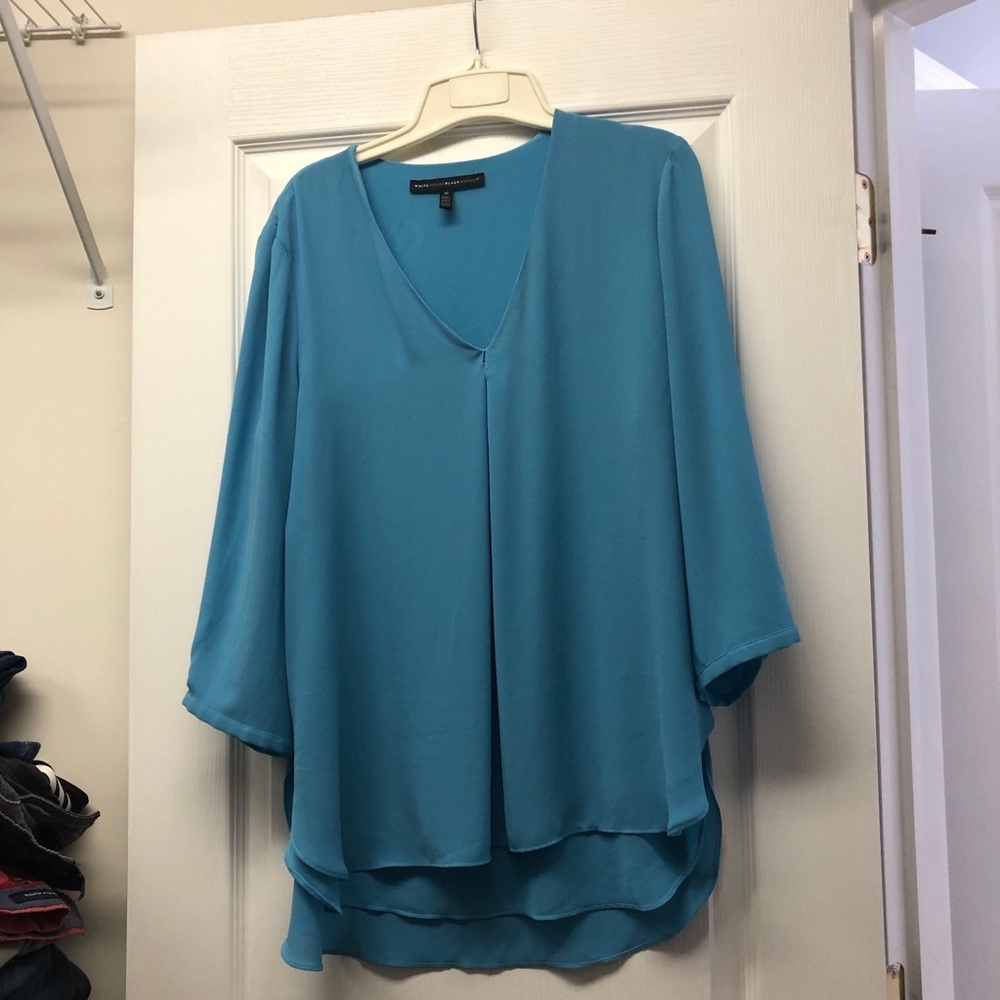 White House Black Market High Low 3/4 sleeved